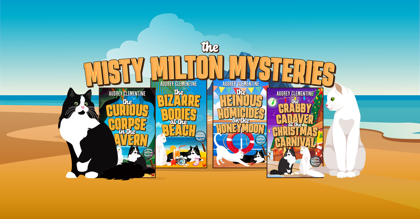 Box Set: Books 1-4, A MiSTY MILTON MYSTERY SERIES A Small Town Cozy Animal Mystery (The Misty Milton Mysteries) by Audrey Clementine