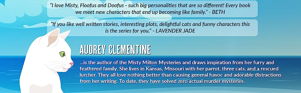 Box Set: Books 1-4, A MiSTY MILTON MYSTERY SERIES A Small Town Cozy Animal Mystery (The Misty Milton Mysteries) by Audrey Clementine